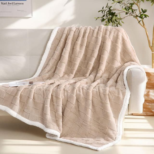 Detalle 2 de Gracelife Sherpa Throw Blanket 150x200cm