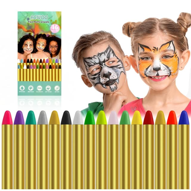 Imagen de ACWOO 16 Farben Halloween Schminke 🎨 en OfertitasTOP