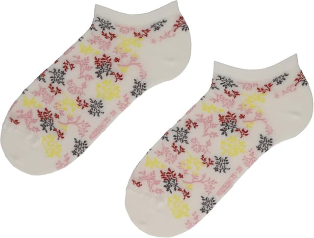 Detalle 2 de Hudson Damen Sneaker-Socken Bud mit Blumenmuster