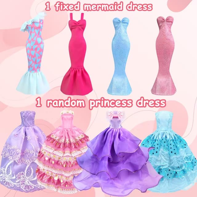 Detalle de Kleidung für 11,5 Zoll Puppen mit Schrank