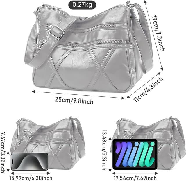 Thumbnail 3 de LassZone Soft PU Leather Handbag