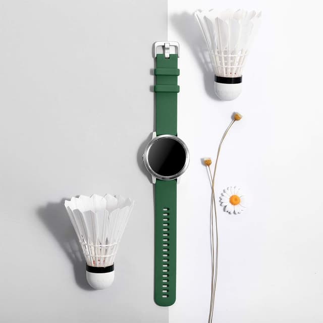 Detalle 2 de Vobafe 20mm Silicone Strap for Garmin Vivoactive 3/3 Music, Venu & more