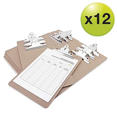 Detalle de Rapesco 1521A Portapapeles Empresarial 🗂️ Marrón, 12 unidades