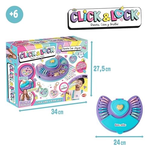 Thumbnail 1 de Bizak Click & Lock Diseña tus joyas, kit para niños 🎨