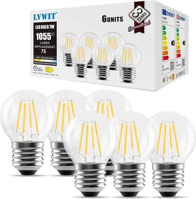 Thumbnail 2 de LVWIT Bombillas LED E27 Retro Vintage 4W - Pack de 6 🕯