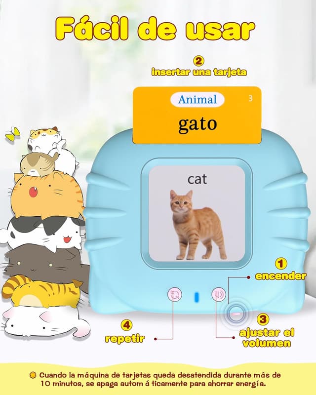 Thumbnail 2 de Juguetes Montessori 2 años tarjetas parlantes