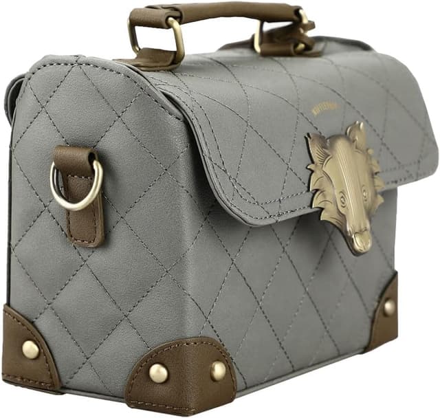 Detalle de Harry Potter Premium House Mini Trunk Cross Body Handbag (Hufflepuff)