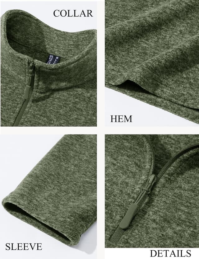 Detalle 2 de KEFITEVD fleece quarter zip 1/4