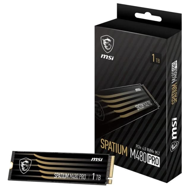 Detalle de MSI SPATIUM M480 PRO 1 TB SSD NVMe PCIe 4.0 💽