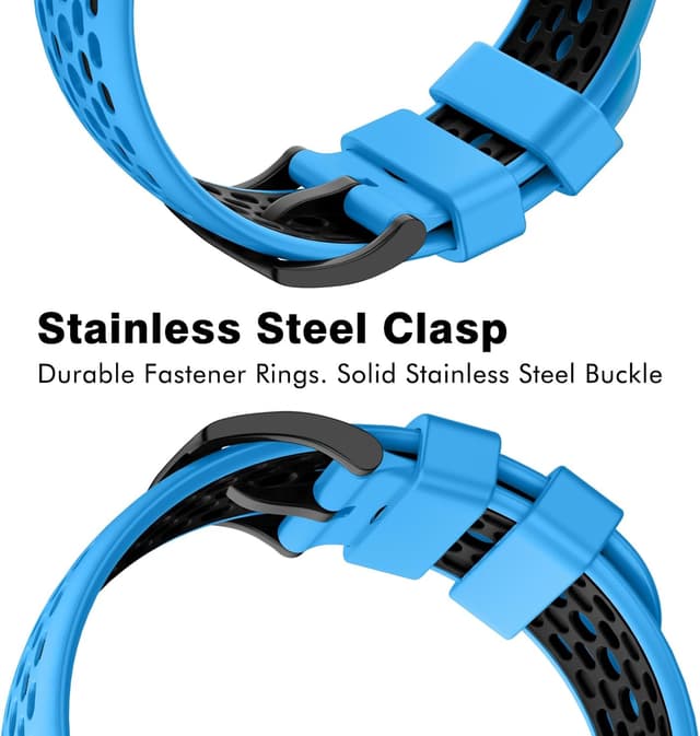 Detalle de 22mm silicone watch strap for OVERSTEP