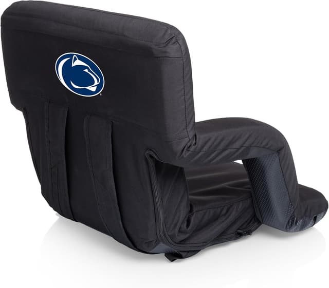 Detalle de Picnic Time NCAA Penn State Nittany Lions Ventura Portable Reclining Seat (Black)