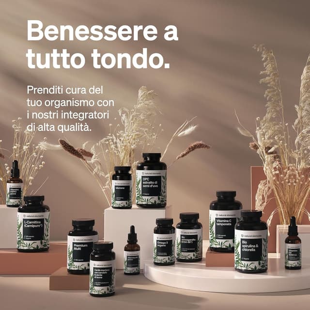 Thumbnail 6 de Natural Elements Vitamina C 360 capsule (1000 mg + 15 mg zinco) fermentata e tamponata a base vegetale