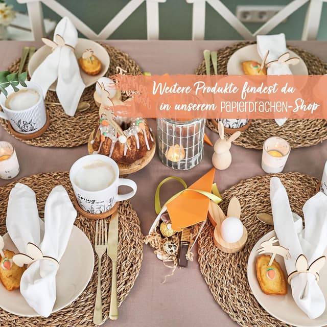 Thumbnail 6 de Papierdrachen Oster Klappkarten 3er Set