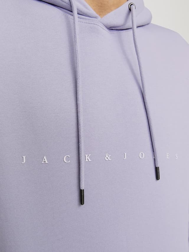 Thumbnail 4 de JACK&JONES JJESTAR JJ Sweat à capuche Languid Lavender M