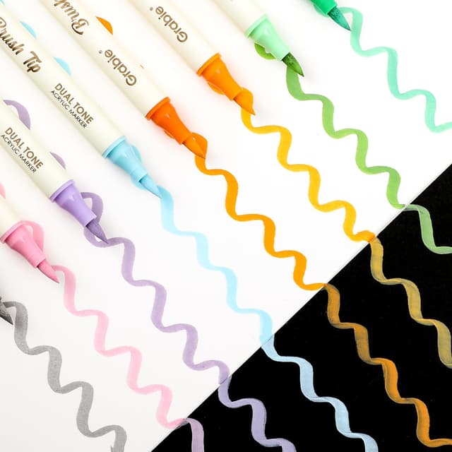 Detalle 2 de Grabie 72 Farben Acrylstifte Softspitze 🎨