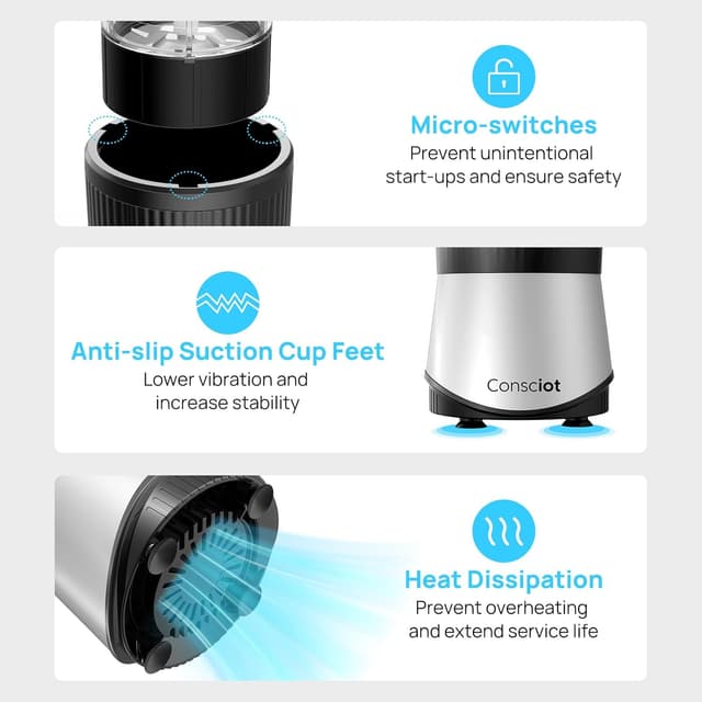 Thumbnail 4 de Consciot CB08 900W Blender 🧃