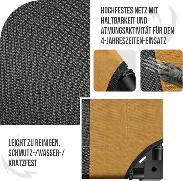 Detalle 2 de Lit surélevé pour chien OneTigris (taille M) 106 x 76 cm, hauteur 21 cm