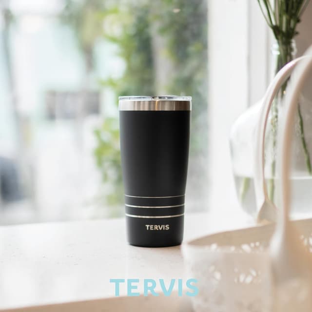 Detalle 2 de Tervis Traveler NFL Miami Dolphins Ombre Triple-Insulated 20oz Stainless Steel Tumbler with Slider Lid