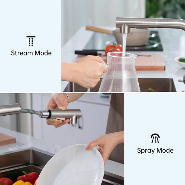 Thumbnail 3 de APPASO Niederdruck Armatur Küche 50 cm Schlauch