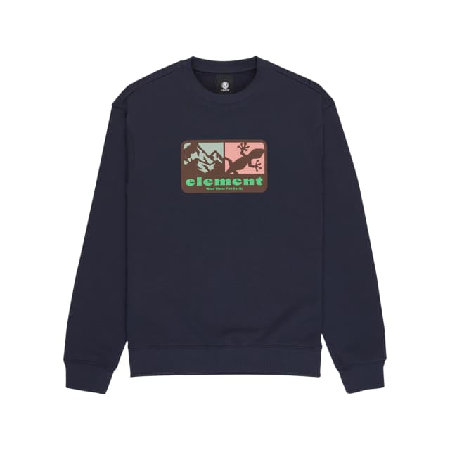 Detalle de Sudadera de hombre Element Memory Cr Element (algodón y poliéster reciclados)