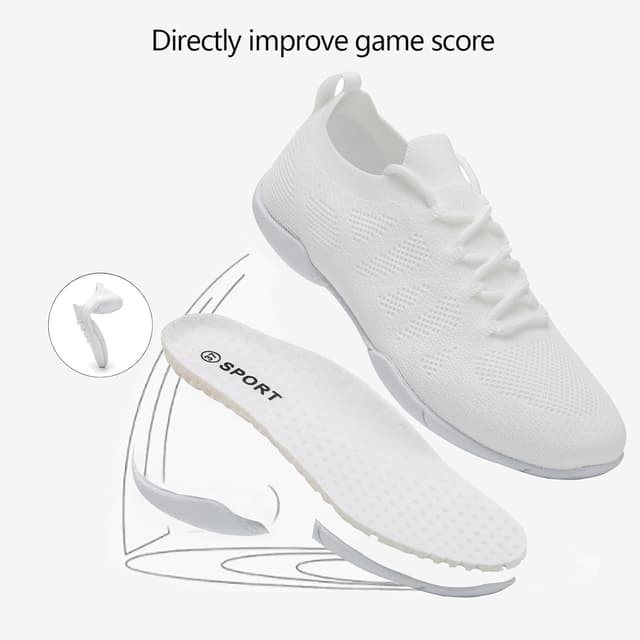 Detalle de Kvwqoty Cheerleader Schuhe für Mädchen