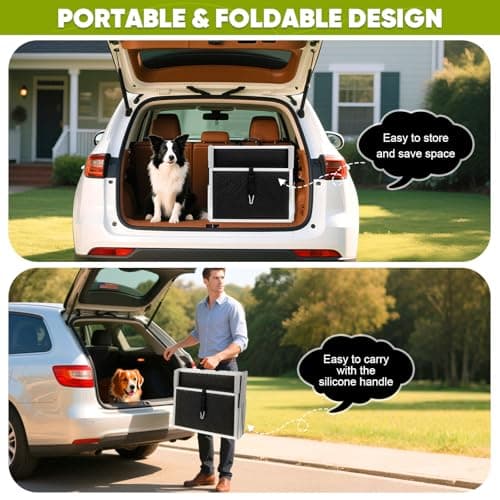 Thumbnail 5 de Extra Wide Dog Stairs Foldable Ramp 200 lbs