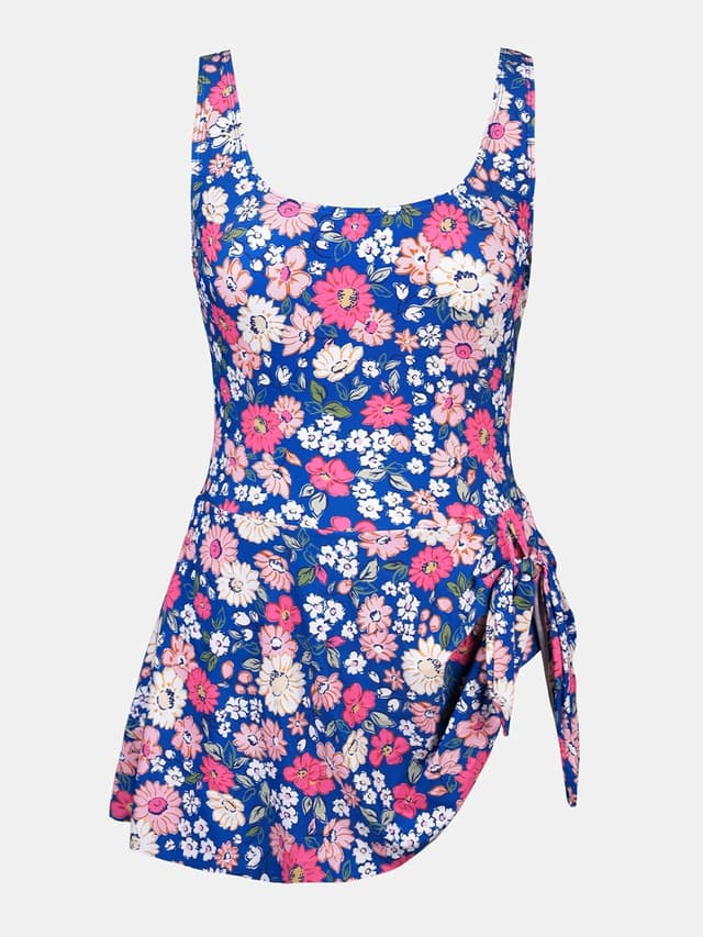 Detalle de CUPSHE Costume da bagno intero donna con scollo rotondo e spalline larghe con nodo