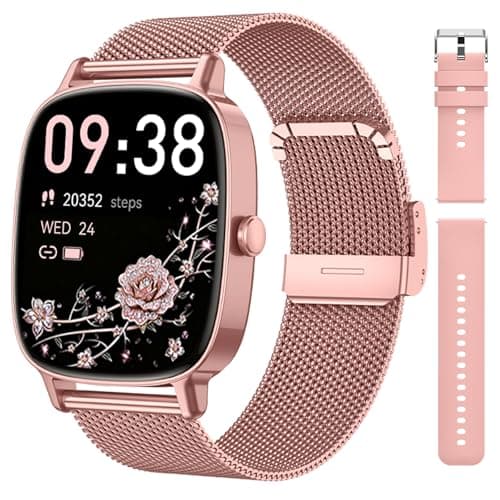 Thumbnail 7 de coioc Reloj Inteligente para Mujer 1.85” HD con llamadas, monitor fitness y 120+ modos deportivos (IP68, 2 correas)