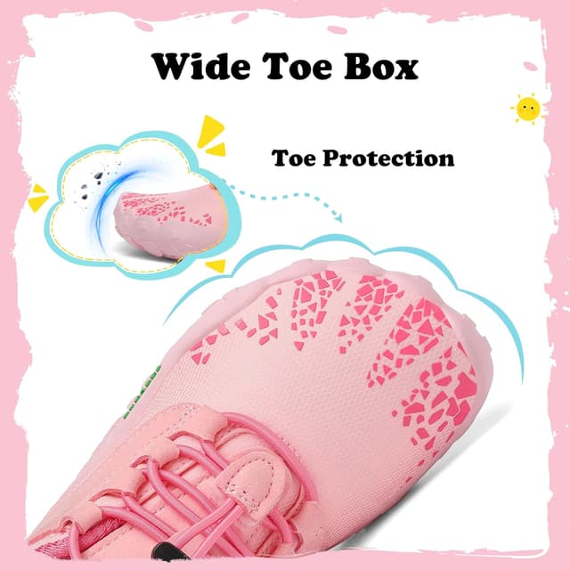 Detalle de SAGUARO Scarpe Barefoot Bambini da Trail Running a Piedi Nudi (GR.24-36) per uso quotidiano, asilo e parco