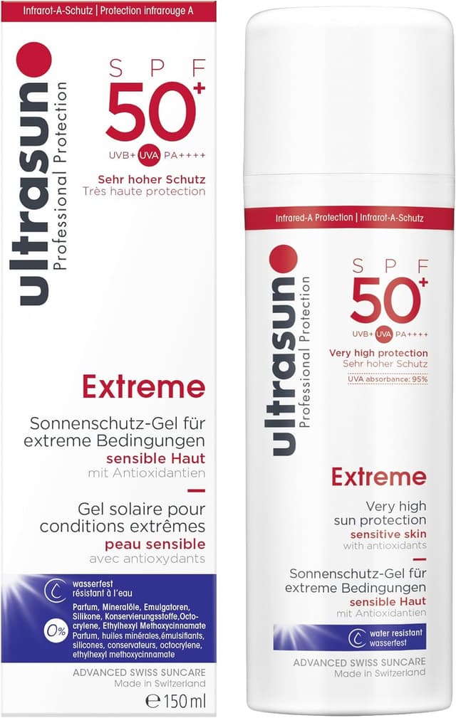 Detalle 2 de Ultrasun Extreme SPF50+ (150ml) – oil-free, silicone-free sunscreen for sensitive skin