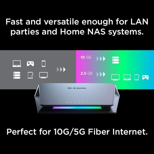 Thumbnail 4 de D-Link DMS-106XT Switch Gaming 5 Puertos 2.5G 🚀