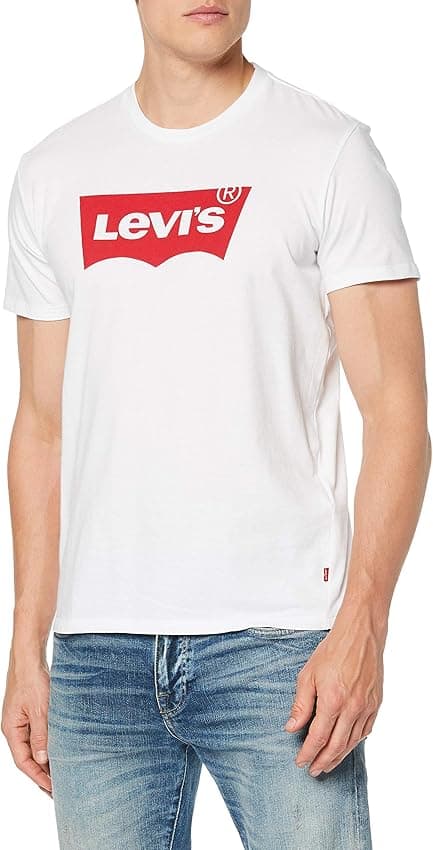 Imagen de Levi's Camiseta Gráfica Set-in Neck Blanca XL en OfertitasTOP