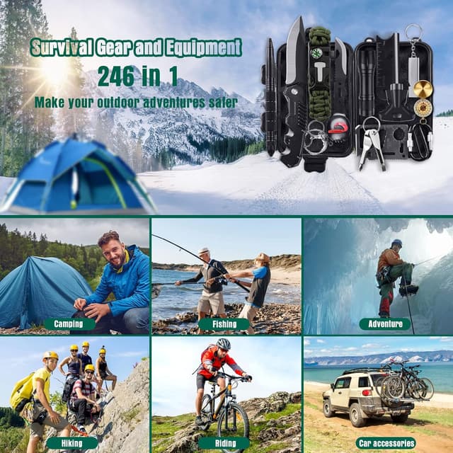 Detalle 2 de Survival Kit 54-in-1 Erste Hilfe Set