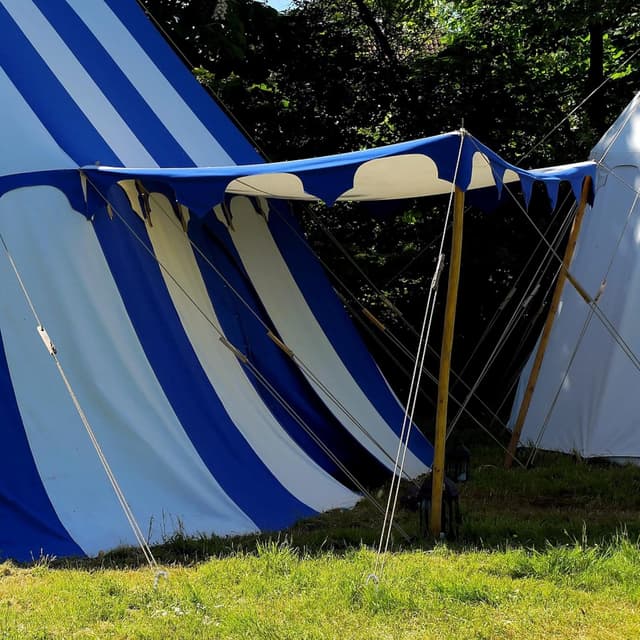 Detalle de COM-FOUR 4 ancrages au sol XL en acier galvanisé, forme en U (38 cm) pour tentes et trampolines