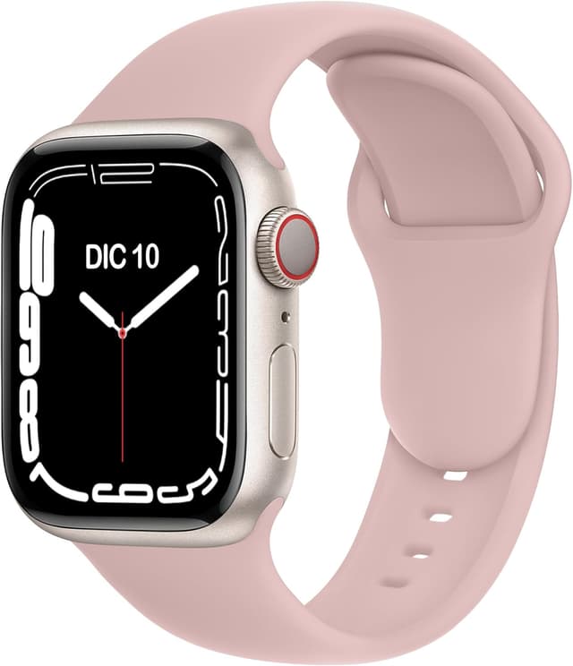 Detalle de Bracelet Sport ELETTRONEO C1B en silicone pour Apple Watch (Ultra 3, Series 11/10/9/8/7/6/5/4/SE/3/2/1) – 49 à 38 mm