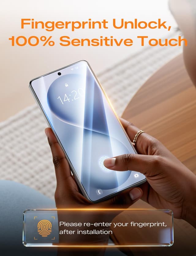 Detalle 2 de MAGIC JOHN 2-Pack 3rd Gen Screen Protector for Samsung Galaxy S26 Ultra (One-Pull Install, 9H Glass)