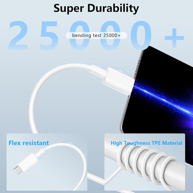 Thumbnail 4 de USB C Ladekabel 2m 120W 6A für Xiaomi Redmi