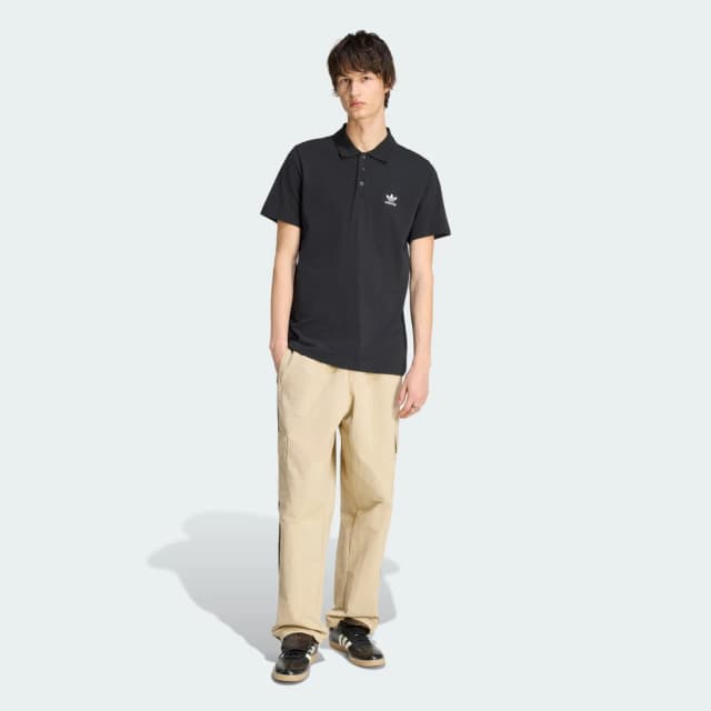 Detalle 1 de Adidas Pantalón cargo Adicolor Beige 3 Stripes