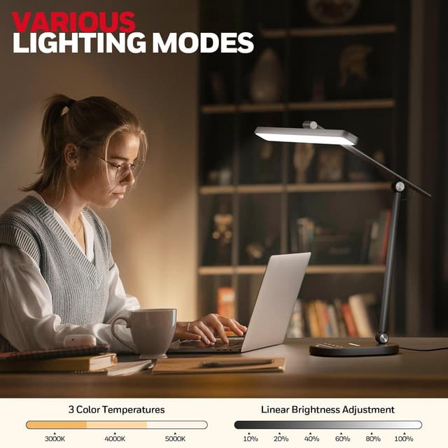 Detalle 2 de Honeywell H4 Sunturalux LED desk lamp 14W