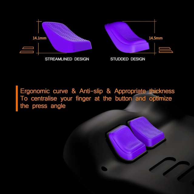 Detalle 1 de Playvital Steam Deck back button set