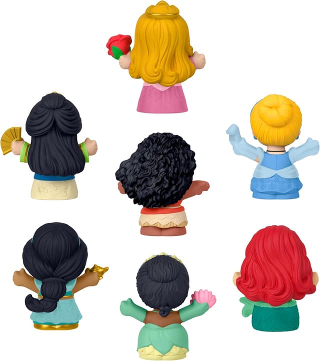 Detalle 1 de Fisher-Price Little People Disney Princess 7 personaggi