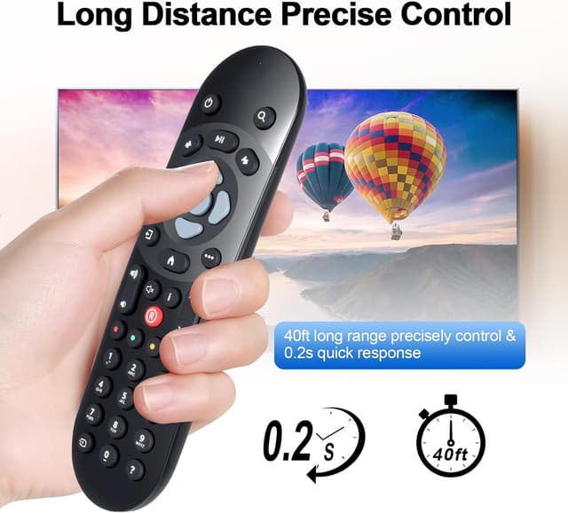 Thumbnail 6 de Infrarot-Ersatzfernbedienung für Sky Q – kompatibel mit Sky Q Box, Mini & Silver Box (IR, silber)