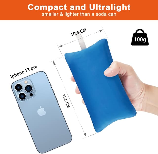 Detalle 2 de Eono Ultralight Inflatable Camping Pillow (compressible travel air pillow)