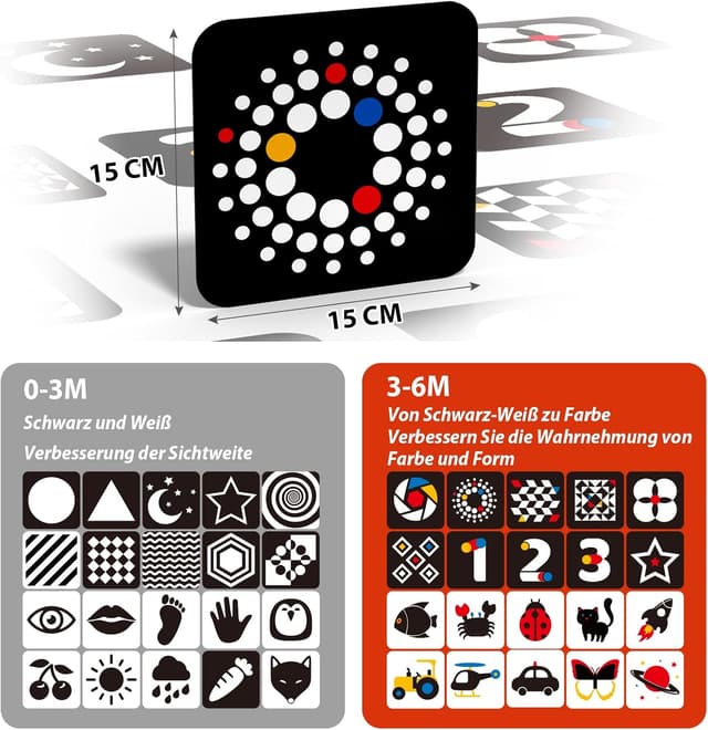 Detalle de hahaland Kontrastkarten 20 Karten