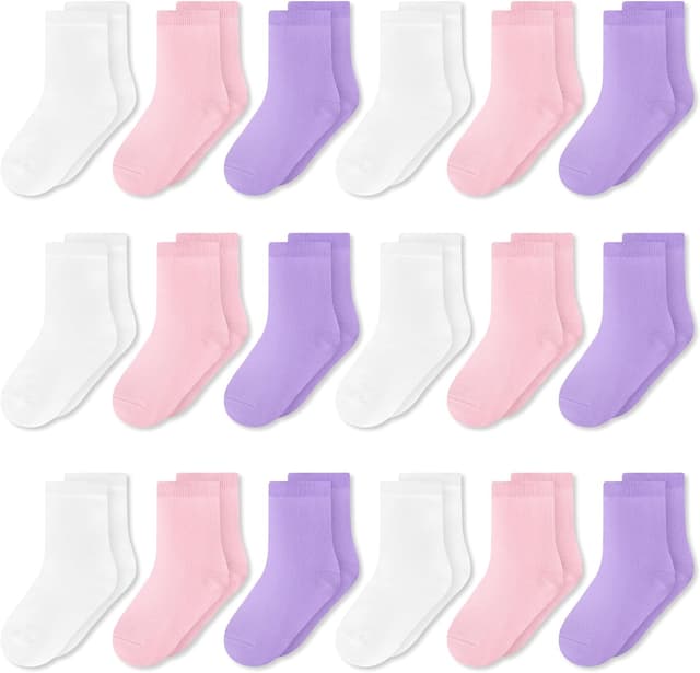 Detalle de GENTABY toddler girls socks 18 pairs