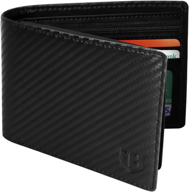 Detalle de BIAL Mens RFID Blocking Bifold Wallet 10.92cm