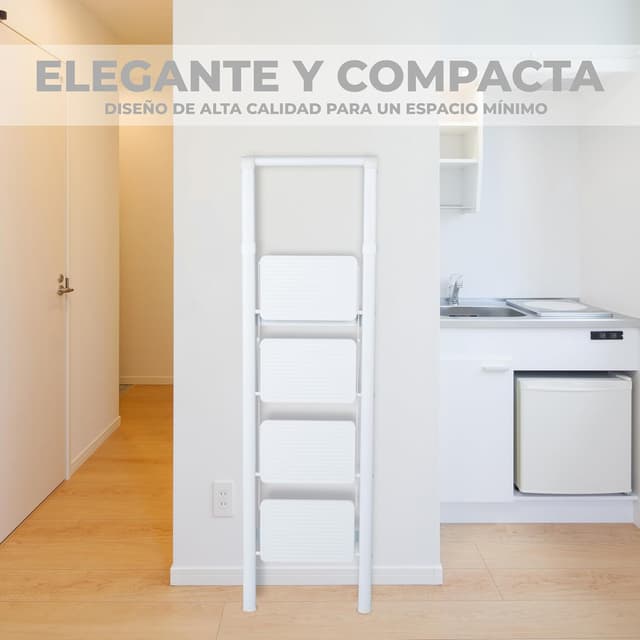 Detalle de UZIRO Scaletta 4 gradini in acciaio