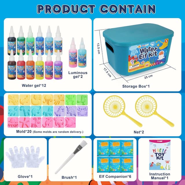 Thumbnail 5 de Sanlebi Aqua Fairy Water Gel Kit 46-piece set