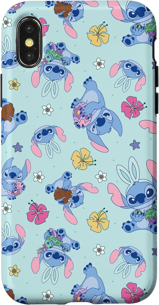 Detalle 1 de Custodia iPhone XR Lilo & Stitch Cute Blue