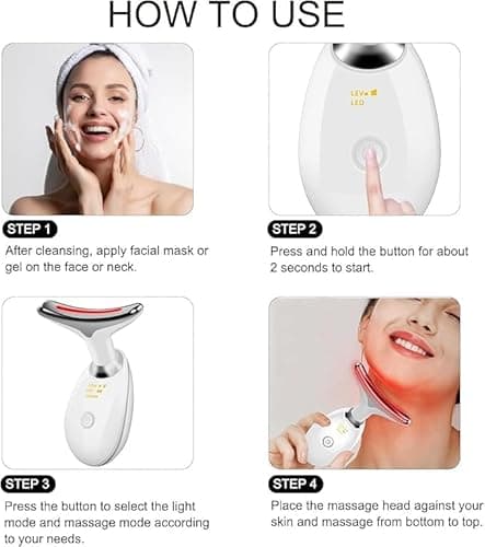 Thumbnail 6 de 2025 Skin Tightening Face Massager with EMS 3 Modes
